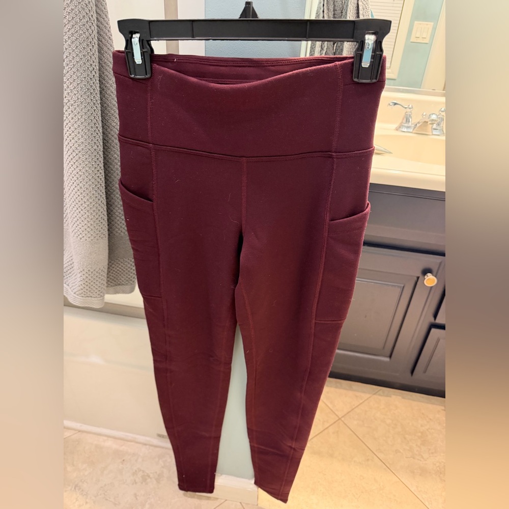 Altitude Fleece Lined Stash High Rise Legging (women’s extra small)